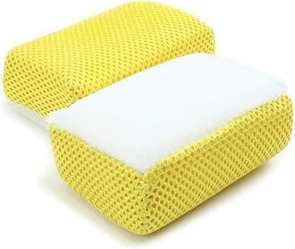 [Scrub Ninja Scrubbing Block - 2 Pack (5”x3”x2”) for Leather, Plastic, Vinyl and Upholstery Cleaning