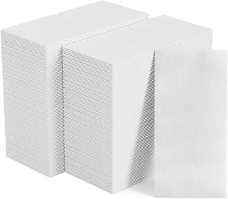 600PACK Disposable Hand Towels for Bathroom, Soft and Absorbent Paper Guest Towels Disposable Decorative Bathroom Hand Napkins for Kitchen, Parties, Weddings, Dinners