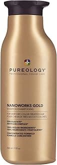 Nanoworks Gold, Shampoo, For Fine, Very Dry, Colour-Treated Hair, Renews Softness And Shine, Vegan Formulas, Sulphate Free, 266ml