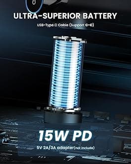 RENPHO Massage Gun with Heat and Cold Function, 12MM Expanding, Percussion Muscle Massage Gun, LED Touch Screen