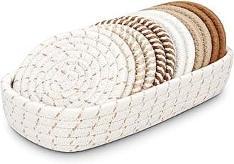 Boho Coasters Set of 6 Colors, 12 Pack - Perfect for Coffee Table