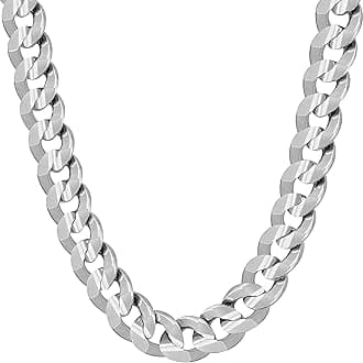 LIFETIME JEWELRYCuban Link Chain Necklace 24k Gold Plated for Men and Women (6mm & 9.5mm)