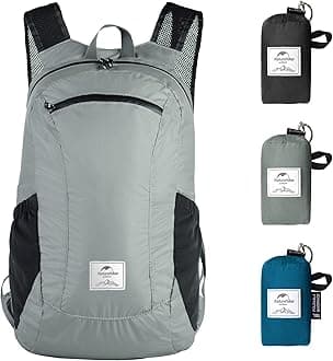 Naturehike 30D Nylon Ultra Lightweight Foldable Waterproof Backpack for Hiking, Camping, Outdoor Travel