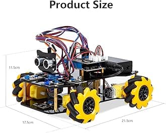 ACEBOTT Smart Robot Car Kit Compatible with Arduino, Robotics for Kids Ages 8-12 12-16, Electronic Programming Project/STEM Science Kits Coding Gifts for Adults and Youths
