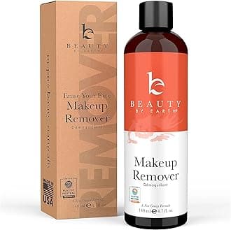 Beauty by EarthMakeup Remover - Organic & Natural Ingredients, Use with Eye Makeup Remover Wipes or Pads, Oil Free Makeup Remover Leaves Face Cleaner and Deals with.
