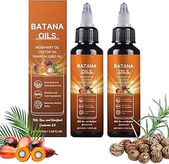 Batana Oil for Hair Growth, 4-in-1 Liquid Batana Oil, 100% Organic Batan-a Oils from Honduras with Rosemary with Rosemary, Pumpkin Seed Oils for All Hair Types 30ml / 1 Fl Oz (2PCS)