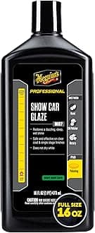 Meguiar's M716 Mirror Glaze Show Car Glaze, Exceptional Polish Restores a Deep Wet Shine - 16 Oz Bottle (Packaging May Vary)