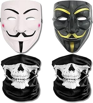 Primary ShipmentsSpy Ninjas Inspired Project Zorgo PZ9 PZ Cloaker Compaitble Hacker Mask Set of 4