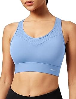 Ewedoos Sports Bras for Women High Support High Impact Sports Bras for Women Large Bust Push up Racerback Workout Running Bra