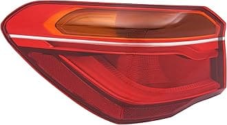 Driver Side Tail Light Compatible with 2016 2017 2018 2019 X1, Left Side LED Taillight Rear Tail Taillight Replacement for 63217488547, Black Housing