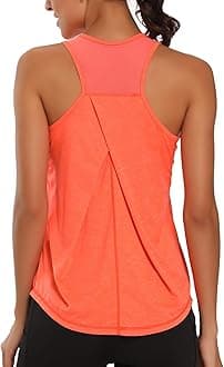 AeuuiWomens Workout Tops for Women Racerback Tank Tops Mesh Yoga Shirts Athletic Running Tank Tops Sleeveless Gym Clothes
