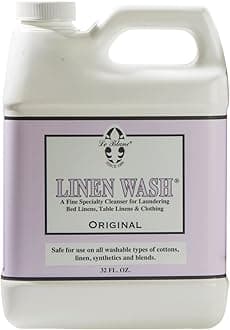 Le Blanc Linen Wash Classic Scent Clean Vintage Precious Heirloom Linens Safely, One 32 fl oz