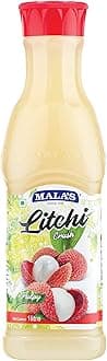 Mala's Mala Litchi Crush Fruit Drink - 1 litre Bottle, 1000 g