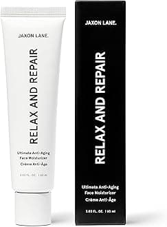 - RELAX AND REPAIR Anti Aging Face Moisturizer for Men | Anti Wrinkle Cream for Face, Night Cream, Eye Cream with Niacinamide (Vitamin B3), Hyaluronic Acid, Vitamin E & Ceramides For Skin