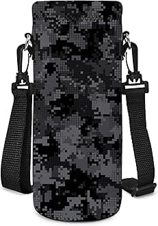 AUPET Water Bottle Bag Carrier,24oz/32oz Insulated Neoprene bottle Sling Holder Case Pouch Cover for 1000ML/750ML Bottles with Shoulder Strap for walking