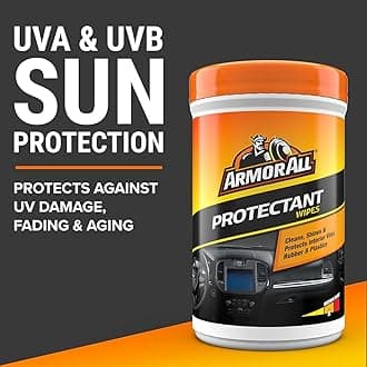 Armor All Original Protectant Wipes, Car Interior Cleaner Wipes with UV Protection to Fight Cracking & Fading, 90 Count