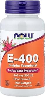 Vitamin E D Alpha Tocopheryl Acetate 400 IU - 100 Softgels
