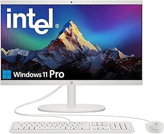 2025 22" FHD All-in-One Desktop Computer • The New Version for Everyday Use • Latest 13th Gen Intel Quad-Core CPU • 8GB DDR5 • 128GB Storage • HDMI • Type-C • Wi-Fi • HD Webcam • Win11 Pro