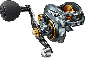 Piscifun Alijoz Baitcaster Fishing Reel, 300 Size Aluminum Frame Baitcasting Reel, 33Lbs Max Drag, Freshwater & Saltwater Low Profile Casting Reel for Musky, Available in 5.9:1/6.6:1/8.1:1 Gear Ratio