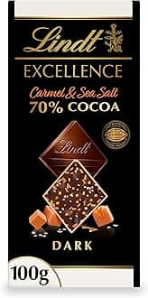 Excellence Passion Caramel and Sea Salt Dark Chocolate Bar 100g