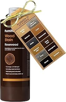 Furniture Clinic Wood Stain (Rosewood) – Fast Drying, Highly Concentrated, and Easy-to-Apply Wood Stain for All Indoor & Outdoor Wood – Water Based & Non-Toxic – 500ml