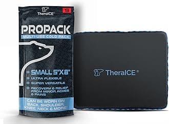 PROpack Ice Pack for Injuries, Reusable Soft Multipurpose Cold Gel Ice Pack for Muscular Back Pain, Shoulder, Hip, Knee - Flexible Cold Compress Wrap for Minor Aches & Pains - 5 x 8