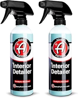 Adam's Polishes Interior Detailer 16 fl. oz (2-Pack) - Total Car Interior Cleaner, Protectant & Dressing | All Purpose Cleaner & Leather Conditioner | Vinyl, Dashboard, Screen, Seat Cleaner & More