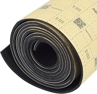 Sound Deadening Mat 197mil(5 mm) 18sqft - Car Sound Deadening Material Closed Cell Foam - Heat Insulation PE Foam Sound Deadener Material & Heat Barrier