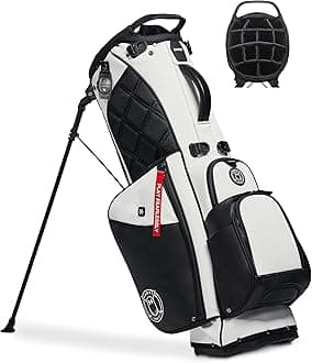Stand Bag, Anyday Oreo - Lightweight Golf Bags for Men & Women, 14-Way Dividers with Premium Materials & Magnetic Pocket - Standing Golf Bag Holds 14 Golf Clubs