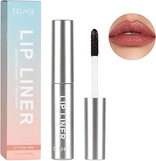 Peel Off Lip Liner & Stain, Infused with Hyaluronic Acid & Vitamin, Waterproof & Transfer-proof, Highly Pigmented Peel Off Lip Liner Tattoo, Long Lasting Makeup Gift for Women