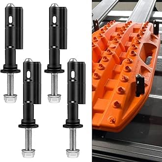 4 PCS Traction Board Mount, Universal Mounting Pins Kit for Recovery Boards, Suitable for MaxTrax Anti-Theft Safety Recovery Boards Mounting Pins, Off Road Recovery Kit