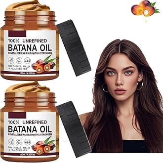 2PCS Organic Batana Oil for Hair Growth 100% Natural Batana Raw Batana Conditioner from Honduras Thin Hair Organic Hair Oil Repair Splitting, Drying and Injuring Hair (2pcs)
