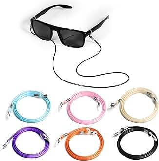 VOOGLASS Glasses Strap,Securely Keep Your Eyeglasses Around Your Neck, Practical Sunglasses Holder Strap for Men Women