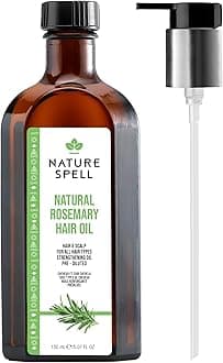 Rosemary Oil for Hair Growth with Pump Dispenser, Pre-Diluted Oil to Strengthen and Nourish Dry, Damaged Strands, For All Hair Types, 150ml