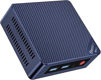 Beelink Mini PC - 112th Gen Intel N5105 (Up to 2.9GHz), 8GB DDR4, 256GB SSD, 4K Three Screen Display, WiFi 5, BT 4.0,Dual 1000Mbps LAN - Low Power Mini Desktop Computer