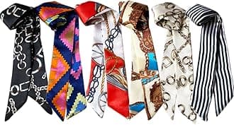 2/6/10Pack Scarf Bags for Women Handbag Scarfs Band Hair Neck Scarves Fashion Gifts