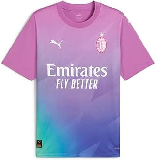 Men's Soccer AC Milan 23/24 Third Jersey - Celebrating Inclusivity and Passion for The Unconventional (X-Large) Pink/Purple