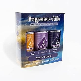 AROMAR Premium Fragrance Oil, 2oz Bottle 3 Pack Long Lasting Aromatic Scent, Fresh and Revitalizing Aromatherapy for Living Room, Bedroom, and Kitchen 2oz