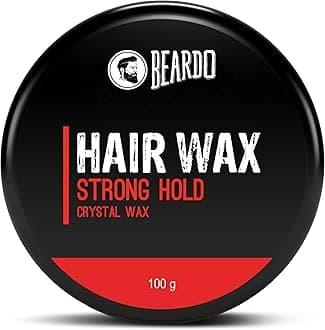 Beardo Stronghold Hair Wax For Men, 100 gm | Crystal Hair Wax with Aloe Vera ...