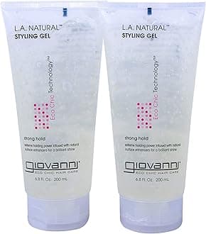 Giovanni L.A. Natural Styling Gel, 6.8 oz, 2 pk