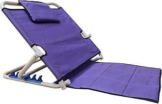 KBG Adjustable Hospital Back Rest for Use On Bed Or Back Support, Orthopaedic Back Support Hospital Back Rest Bed for Hospitalised & Bed Ridden Patients Ergonomic and Scientific Design (Purple)