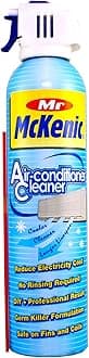 AC Cleaner Air Conditioner Cleaner Self-Rinsing, No Harsh Chemicals & Eliminates up to 99.9999% harmful germs Mr Mckenic (374g) منظف ​​مكيف الهواء المنفصل قاتل الجراثيم