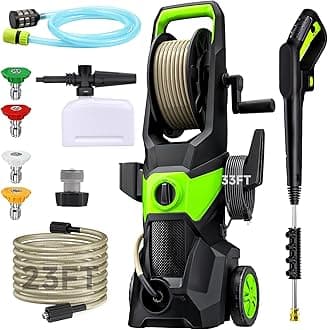 Electric Pressure Washer, High Pressure Cleaning Machine for Cars