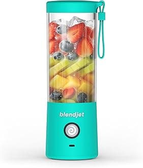 BlendJet 2 Portable Blender for Smoothies & Shakes - BlendJet Cordless Personal & Small Blender, USB-C Rechargeable & Self Cleaning - (Mint, 16 oz.)