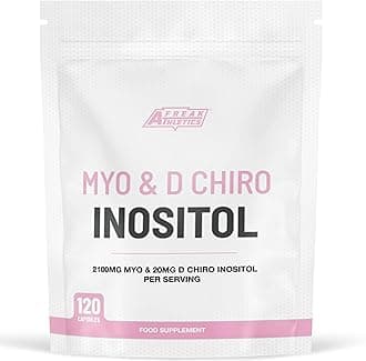 Freak Athletics Myo Inositol & D Chiro Inositol - Supports Women with PCOS - Promotes Hormonal Balance & Normal Ovarian Function - 120 Capsules