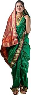 KALAPURI Women's Ready To Wear Nauwari Pink Color Silk Saree | Without Blouse Piece | For Festivals, Ocassions & Parties