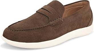 FENTACIA Suede Loafers for Men | Casual Loafer Shoes | Cushioned Penny Loafers