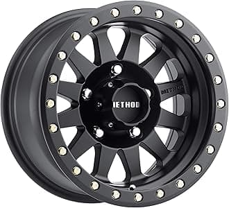 Method Race Wheels 304 Double Standard Matte Black 15x8" 5x5.5", 24mm offset 3.5" Backspace, MR30458055524N