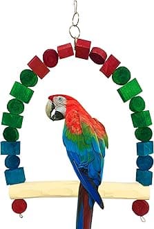 Congo® Swing for Green-Winged Macaw | Bird cage Accessories | Bird Toys for cage | 78X50cm