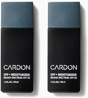 Cardon Men's SPF 30 Korean Sunscreen for Face, Facial Moisturizer With Sunblock, Anti-Aging Face Sunscreen, SPF Facial Moisturizer, Men's Skin Care Lotion with Cactus Extract (2 Bottles - 70ml)